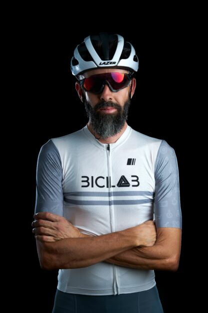 MAILLOT M/CORTA BLANCO BICILAB - Imagen 5