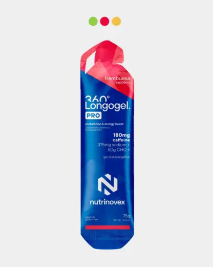 LONGOGEL 360 PRO - Nutrinovex 50gHC + 180mg Cafeina - Imagen 2